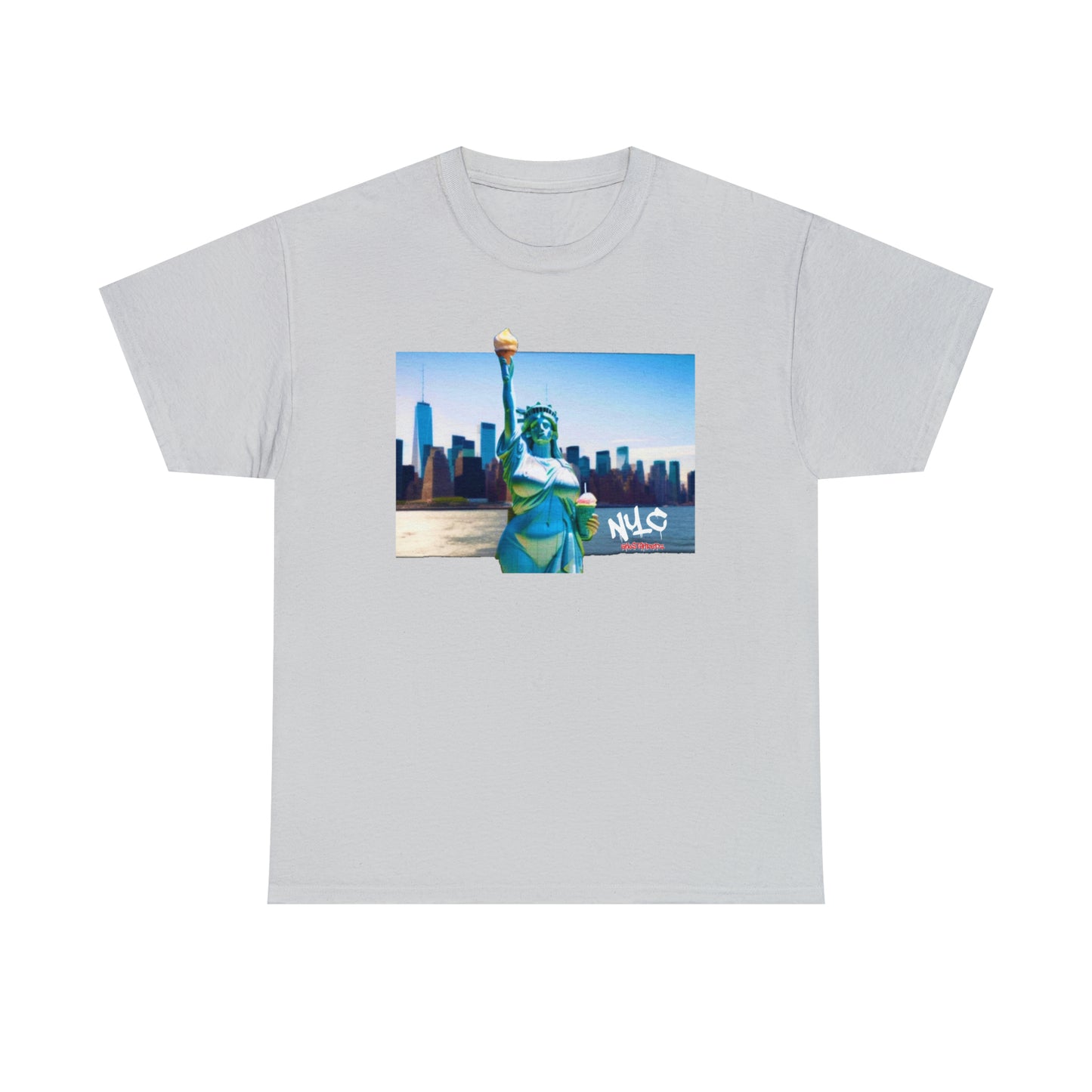 Thicc n Lovely Lady Liberty  ❤️ NYC  Cotton Tee