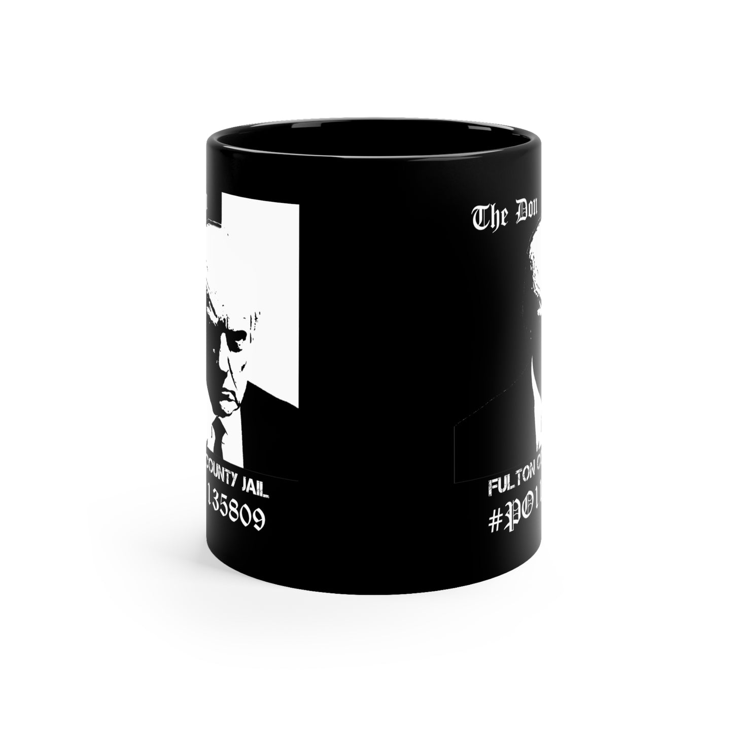 THE  MUG SHOT 11oz Black Mug