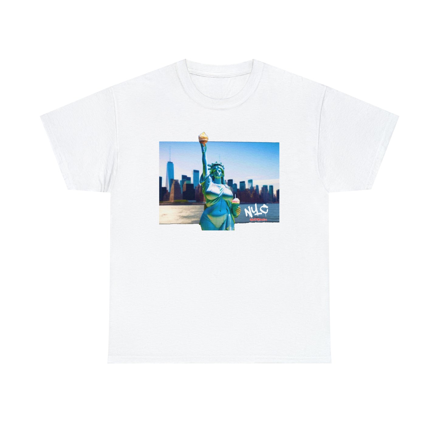 Thicc n Lovely Lady Liberty  ❤️ NYC  Cotton Tee